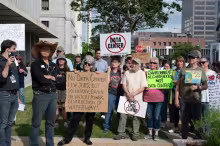 Protesters express anxiety and outrage over all the unknowns of the Little Rock data center coming to a wetland near you - Arkansas Times