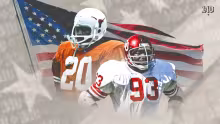 SN 140: Sporting News College Football 1970s All-America team led by Earl Campbell, Lee Roy Selmon