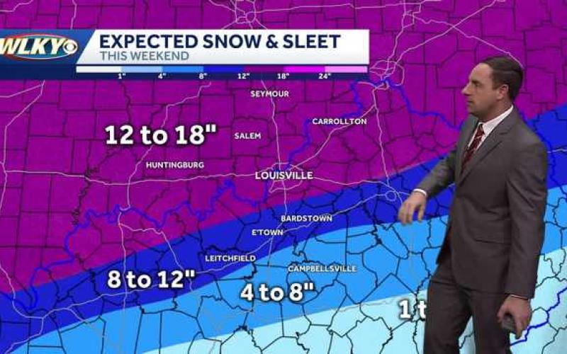 Major winter storm to impact Louisville this weekend