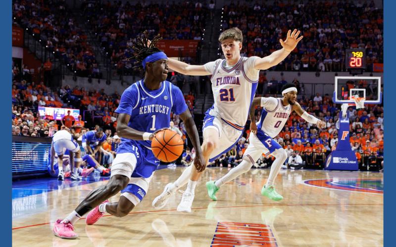 Kentucky guard Denzel Aberdeen gets dubbed 'Gator traitor' during his return game to Florida