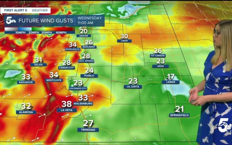 Wildfire risk reaches peak threat on Wednesday as a "particularly dangerous situation"
