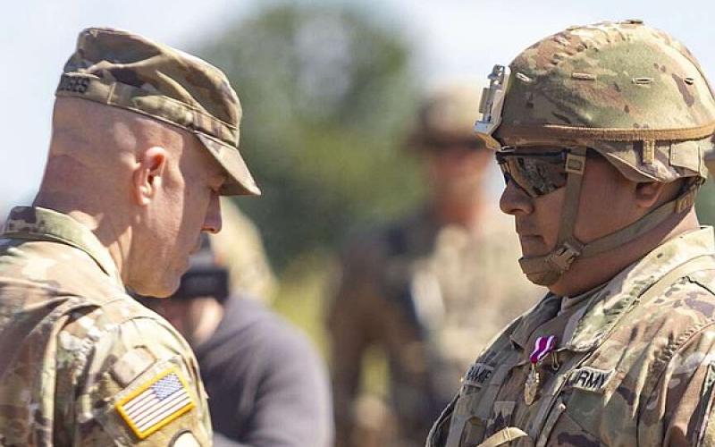 Four Arkansas National Guardsmen receive medals for actions taken during Fort Chaffee accident | Arkansas Democrat Gazette