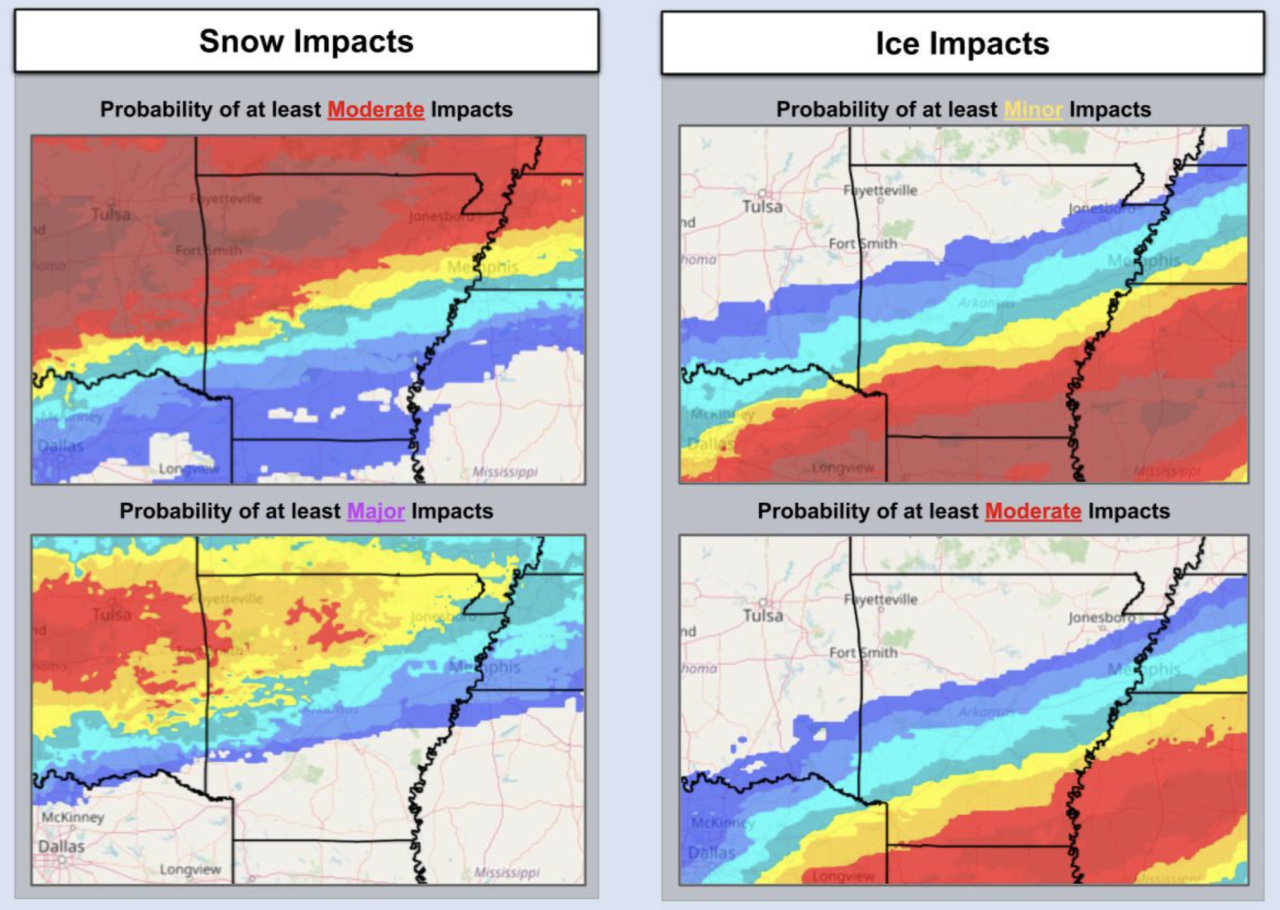 Arkansas braces for a boatload of snow and ice, Arctic temps through early next week - Arkansas Times