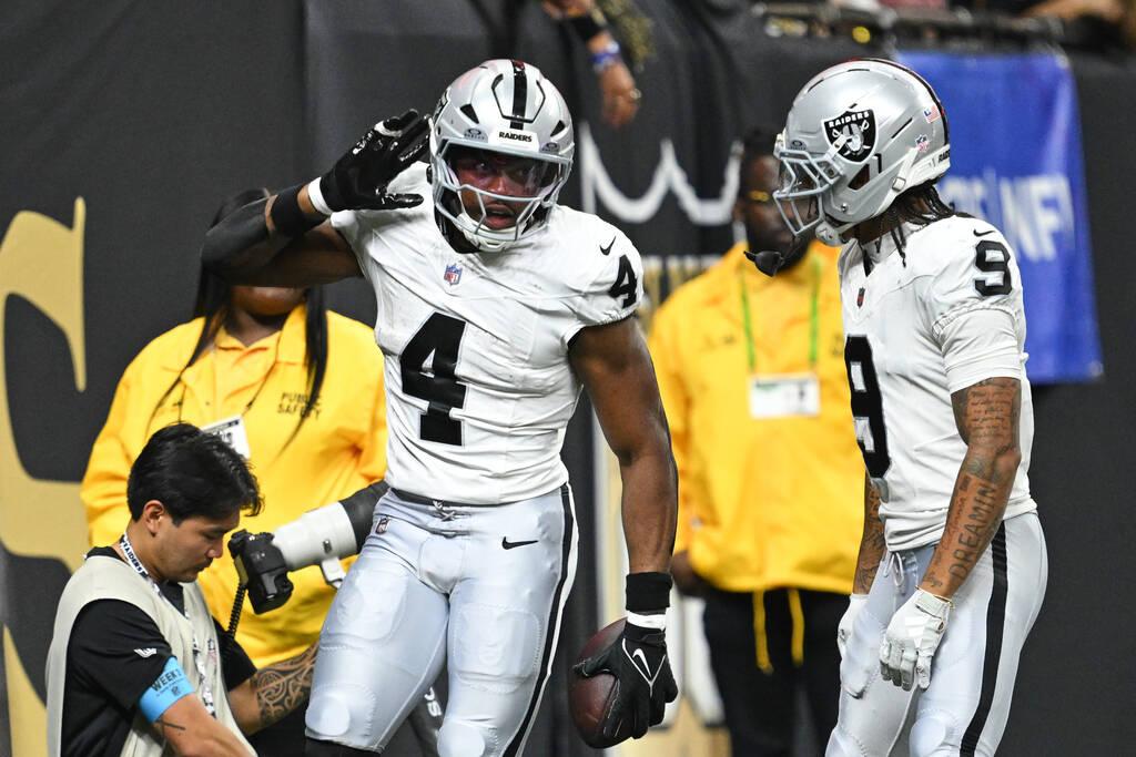 'I knew I was in': 1st career TD worth the wait for Raiders rookie