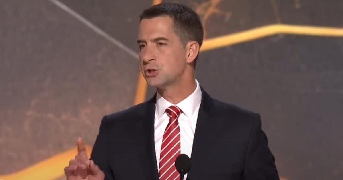 Trump puts Tom Cotton on blast, drops cell number for holding up bill to 'stop the clock changes'