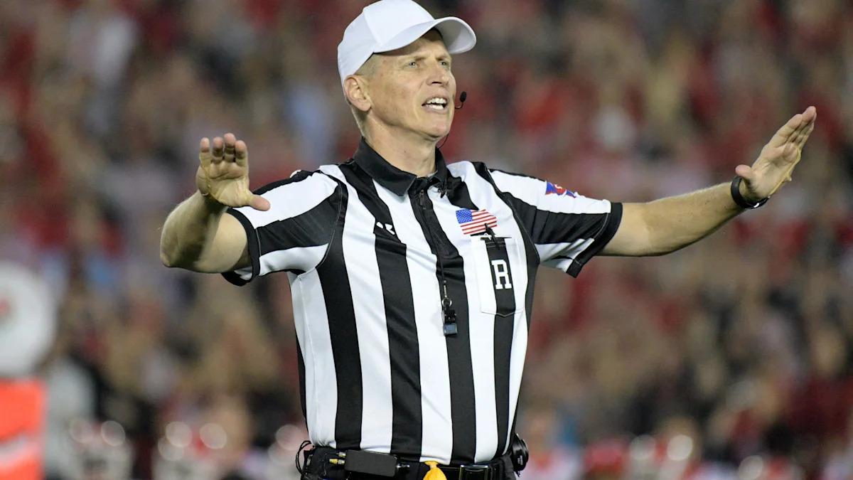Tennessee versus Arkansas football game officials